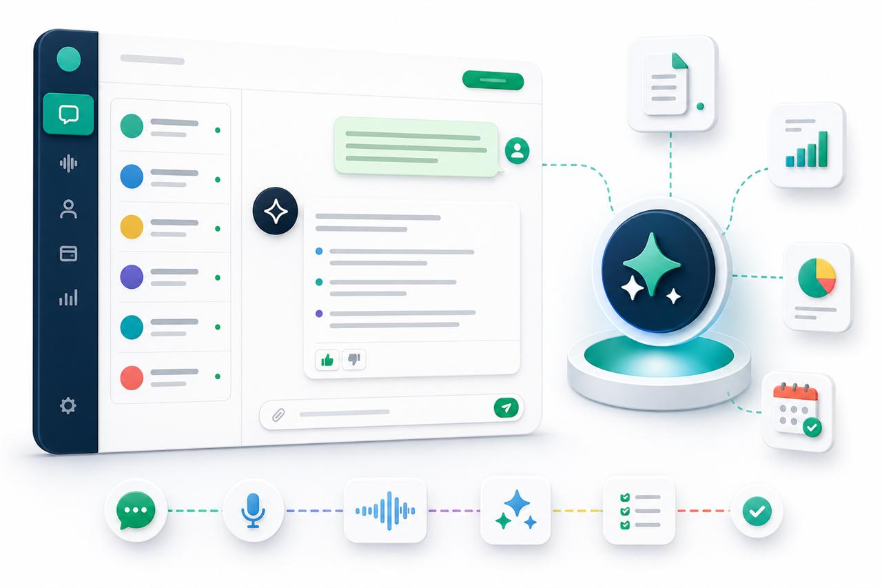 AI assistant command preview